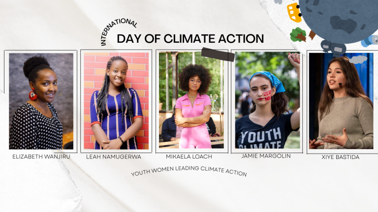 Jóvenes mujeres que lideran la acción climática